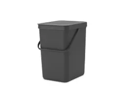 Afvalemmer Sort & Go 25 Liter Grijs