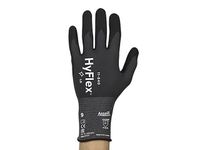Handschoen Hyflex 11-840 PAIR-PACKED, Maat 7 Nitril Zwart Grijs