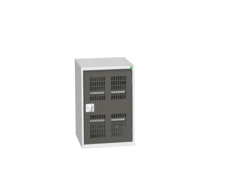 universele kast,HxBxD 800x525x550mm,2xStalen bodem,draaigrendelslot