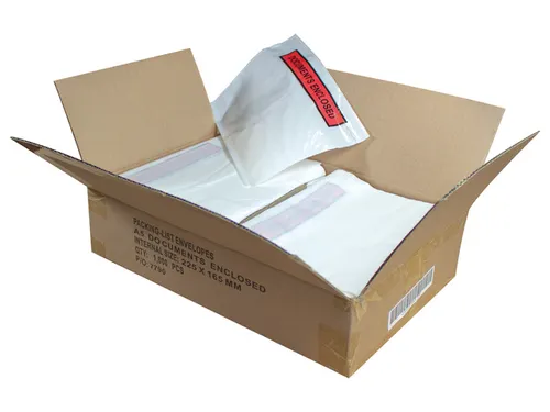Paklijstenvelop Raadhuis 225x165mm Documents Enclosed 1000 Stuks