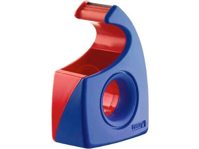 Tesa Tape Dispenser Easy Cut Voor 10m Rol Rood-blauw