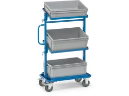 Bijzetwagen 32912 Met 3 Eurobakken 600x400mm 200kg Ral5007