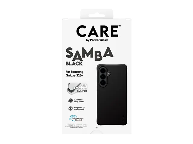 PanzerGlass CARE by Samba Case Black w. Qi Samsung Galaxy S26+,