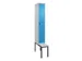 locker voor scheiding van kleding,HxBxD 2120x300x815mm,1vak