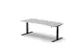 Bureau à hauteur réglable élec.,HxlxP 650-1310x2000x900/800mm