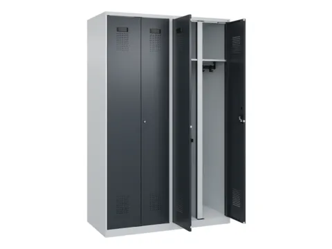 locker voor scheiding van kleding,HxBxD 1850x1200x500mm,4vak