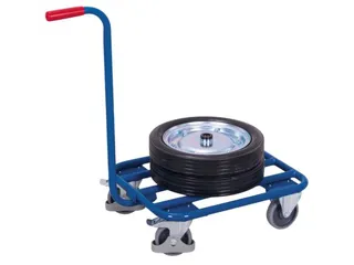 Platformwagen Duwstang 250kg Laadvlak 605x500mm Stalen Buis - 3