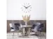 Wandklok NeXtime Plug Inn 58cm lavendel RVS