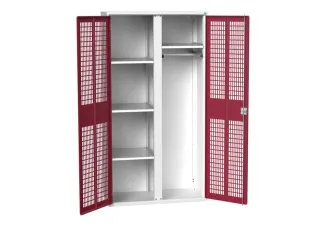 universele kast,HxBxD 2000x1050x550mm,4xStalen bodem,scheidingswand - 1
