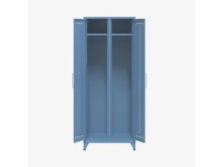 kleding-/wasgoedkast,HxBxD 1800x700x510mm,scheidingswand,4voeten - 3