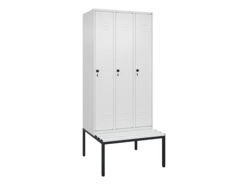 locker voor scheiding van kleding,HxBxD 2120x900x815mm,3vak