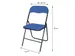 Chaise pliante FC100 bleu/noir
