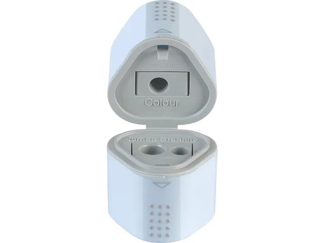 Puntenslijper Faber-Castell grip trio sky blue