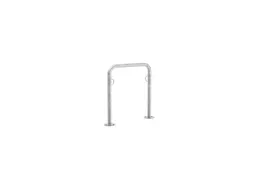 fietsbeugel,L 750mm,staal,ronde buis,m. stalen ogen,v. vastschroeven