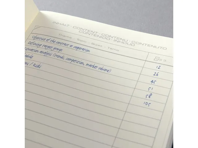 Notitieboek Conceptum A4 mid- night blue blanco SC 194pag 80