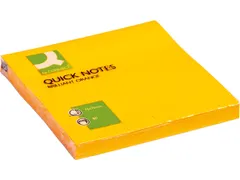 Quick Notes Memoblaadjes Neon 76x76mm 80 Vel Oranje