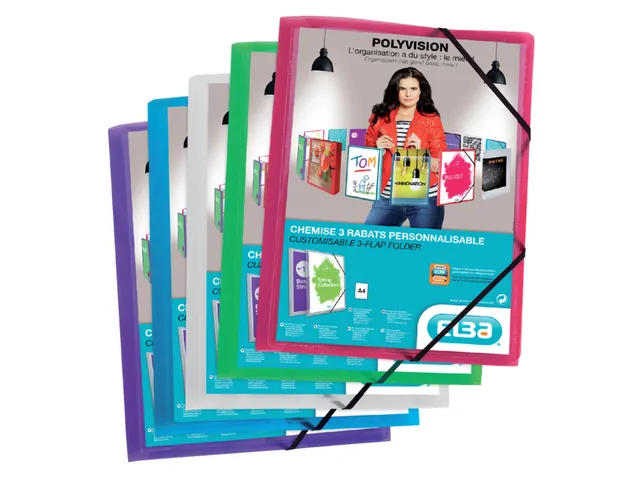 Elastomap Oxford Polyvision A4 incl. insteektas assorti polypropyleen