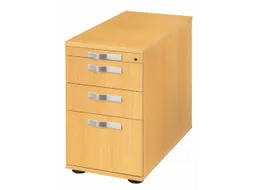 stationaire ladeblokken,HxBxD 720-760x428x800mm,2lade(n),stanggreep