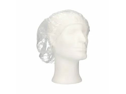 Douche cap PE transparant 52 cm 100 stuks
