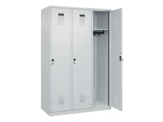 locker,HxBxD 1850x1200x500mm,3vak,vak B 400mm,draaigrendel - 2
