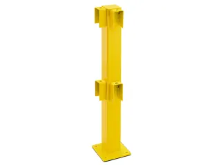 Hoekpaal Voor Beschermheksysteem Buitenshuis 1000x100x100mm Geel - 1