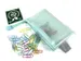 Pochette à fermeture éclair Foldersys EVA A7 sans PVC vert pastel