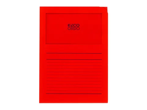 Map Elco Ordo Classico mvenst A4 120gr 220x310mm rood 100st verp100220
