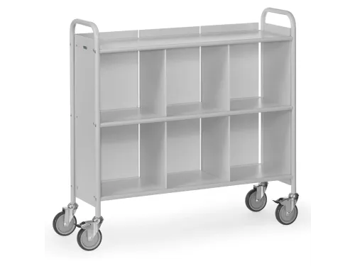 Dossierwagens 4878 150kg 2x3 Vakken 1080x350mm Ral7035