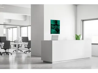 Wanddecoratie Textiel Set 40x40cm Botanische Bladeren Groen - 4