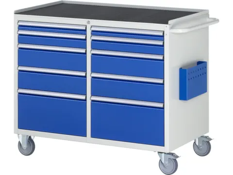 gereedschapswagen 975x1145x650mm metaalblad 450kg 10 laden RAL5010