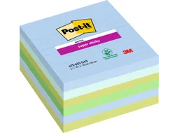 Memoblok Post-it 675-6 Super Sticky 101x101mm Oasis 6 stuks