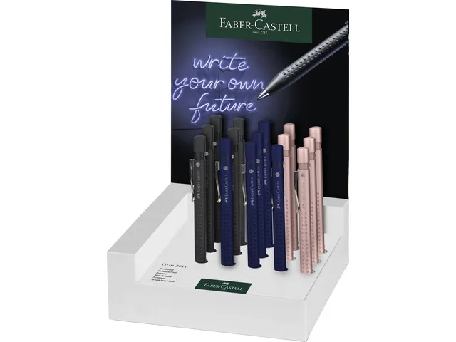 Vulpotlood Faber-Castell Grip 2011 display inhoud 15 stuks assorti gek