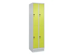 dubbeldekse locker,HxBxD 1950x500x500mm,2x2vak.,vak B 250mm