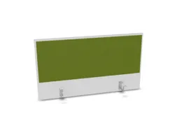 opzetpaneel,v. bureau,aanbouw achter,B 1000mm,Bl-wit,BN7048-groen