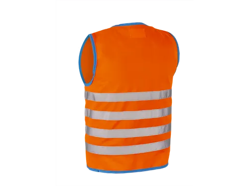 Fun Jacket Reflecterend Fluohesje Kind Oranje Large
