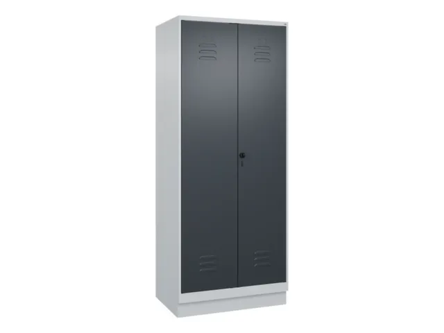 PBM-locker,HxBxD 1950x800x500mm,2vak,vak B 400mm,draaigrendel