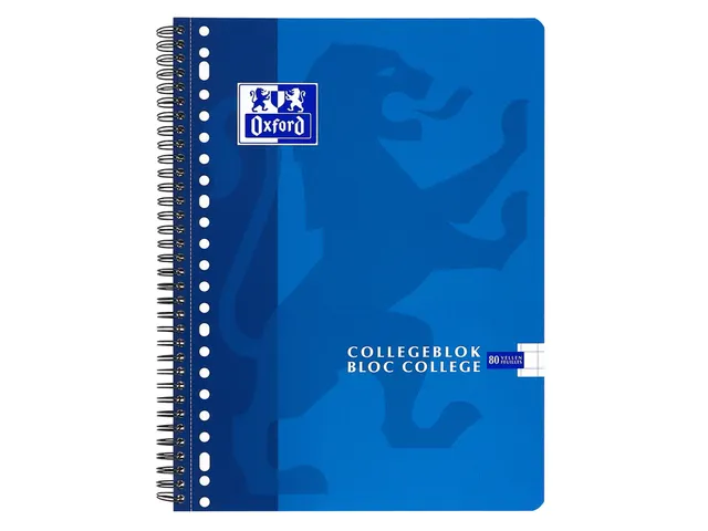 Collegeblok Oxford School Scribzee A4 23-Gaats Ruit 10Mm 80Vel Assorti