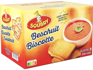 Beschuiten, Per 2 Verpakt, Doos Van 208 Stuks - 1