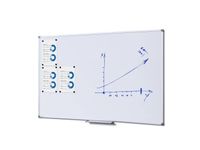 Whiteboard 100x150cm Economy Magneethoudend Staal
