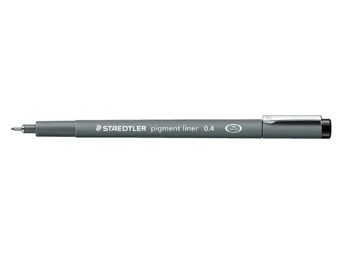 Fineliner Staedtler Pigment 308 zwart 0.4mm
