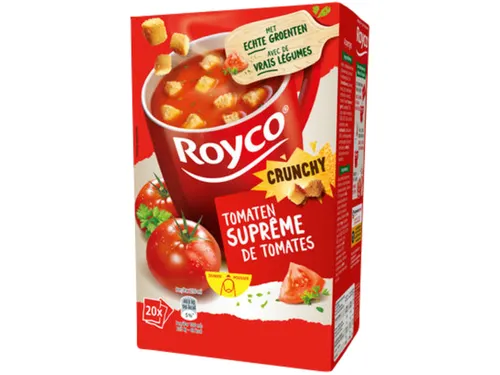 Soep Royco tomaten supreme met croutons 20 zakjes