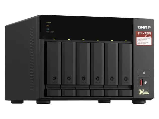QNAP TS-673A 8GB RAM NAS 6 Bay 2.2GHZ 4C/8T 8GB DDR4 2