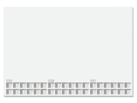Bureauonderlegger Kangaro wit 30 vel kalender 25/26/27 595x410mm doos