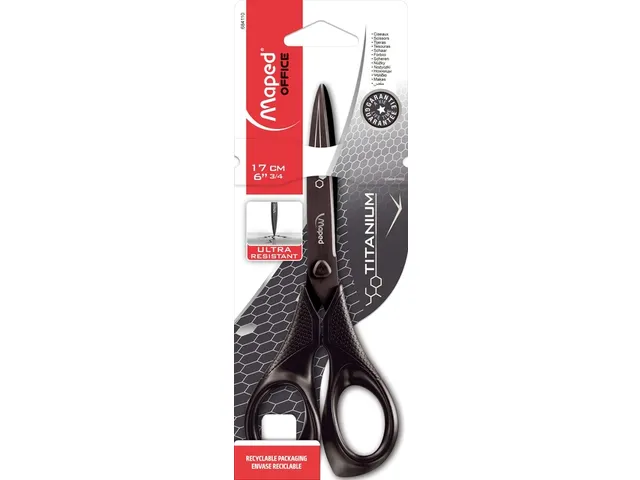 Schaar Maped Titanium 17cm zwart