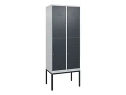 dubbeldekse locker,HxBxD 2120x800x500mm,2x2vak.,vak B 400mm