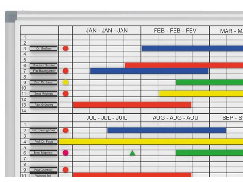 Maand- / Jaarplanner Magnetisch MAULstandard 60x90cm
