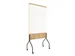Tableau blanc Rocada Natural 100x120cm blanc mobile double face