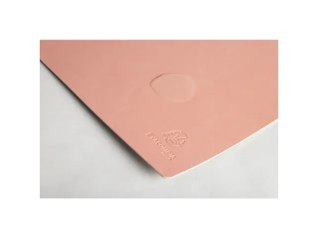 Onderlegger PU 35x60cm nude/grijs