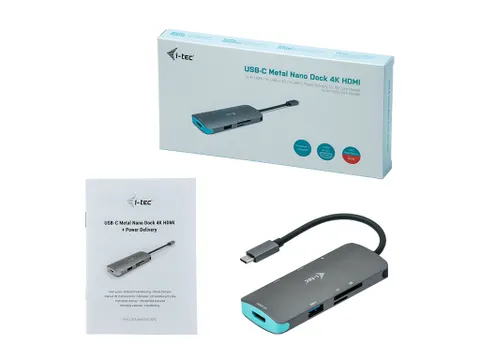 Usb-c Metal Nano Dockingstation 4k Hdmi + Stroomvoorziening 60 W