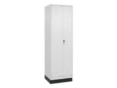 PBM-locker,HxBxD 1950x600x500mm,2vak,vak B 300mm,draaigrendel